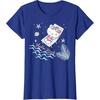 image:imageHello Kitty Hello Summer Tee Shirt TShirtRoyal Blue
