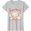 image:imageHello Kitty Hula Summer Tee Shirt TShirtSilver Grey