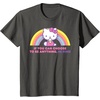 image:imageHello Kitty If You Can Choose to Be Anything Be Kind TShirtAsphalt Grey