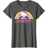 image:imageHello Kitty If You Can Choose to Be Anything Be Kind TShirtAsphalt Grey