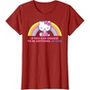 image:imageHello Kitty If You Can Choose to Be Anything Be Kind TShirtCranberry Red