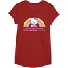 image:imageHello Kitty If You Can Choose to Be Anything Be Kind TShirtCranberry Red