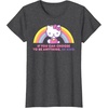 image:imageHello Kitty If You Can Choose to Be Anything Be Kind TShirtDark Heather Grey
