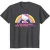 image:imageHello Kitty If You Can Choose to Be Anything Be Kind TShirtDark Heather Grey