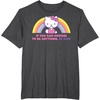 image:imageHello Kitty If You Can Choose to Be Anything Be Kind TShirtDark Heather Grey
