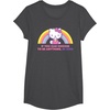 image:imageHello Kitty If You Can Choose to Be Anything Be Kind TShirtDark Heather Grey