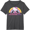 image:imageHello Kitty If You Can Choose to Be Anything Be Kind TShirtDark Heather Grey
