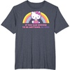 image:imageHello Kitty If You Can Choose to Be Anything Be Kind TShirtHeather Blue