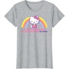 image:imageHello Kitty If You Can Choose to Be Anything Be Kind TShirtHeather Grey
