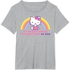 image:imageHello Kitty If You Can Choose to Be Anything Be Kind TShirtHeather Grey