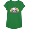 image:imageHello Kitty If You Can Choose to Be Anything Be Kind TShirtKelly Green