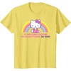 image:imageHello Kitty If You Can Choose to Be Anything Be Kind TShirtLemon Yellow