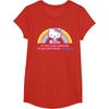 image:imageHello Kitty If You Can Choose to Be Anything Be Kind TShirtRed