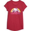 image:imageHello Kitty If You Can Choose to Be Anything Be Kind TShirtRed Heather