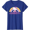 image:imageHello Kitty If You Can Choose to Be Anything Be Kind TShirtRoyal Blue