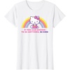 image:imageHello Kitty If You Can Choose to Be Anything Be Kind TShirtWhite