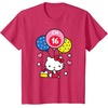 image:imageHello Kitty Im 16 Birthday TShirt TShirtRed Heather