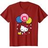 image:imageHello Kitty Im 18 Birthday TShirt TShirtCranberry Red