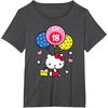 image:imageHello Kitty Im 18 Birthday TShirt TShirtDark Heather Grey