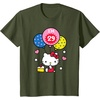 image:imageHello Kitty Im 29 Birthday TShirt TShirtOlive Green