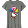 image:imageHello Kitty Im 3 Birthday TShirt TShirtOlive Heather