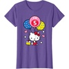 image:imageHello Kitty Im 5 Birthday TShirt TShirtPurple Heather