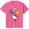 image:imageHello Kitty Im 50 Birthday TShirt TShirtPink Heather