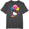 image:imageHello Kitty Im 7 Birthday TShirt TShirtDark Heather Grey