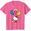 image:imageHello Kitty Im 7 Birthday TShirt TShirtPink Heather