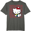 image:imageHello Kitty Kanji Japanese Biography TShirt SmallAsphalt Grey