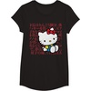 image:imageHello Kitty Kanji Japanese Biography TShirt SmallBlack