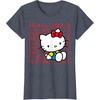 image:imageHello Kitty Kanji Japanese Biography TShirt SmallHeather Blue