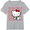 image:imageHello Kitty Kanji Japanese Biography TShirt SmallHeather Grey