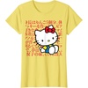 image:imageHello Kitty Kanji Japanese Biography TShirt SmallLemon Yellow