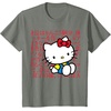 image:imageHello Kitty Kanji Japanese Biography TShirt SmallOlive Heather