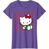 image:imageHello Kitty Kanji Japanese Biography TShirt SmallPurple Heather