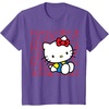 image:imageHello Kitty Kanji Japanese Biography TShirt SmallPurple Heather