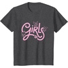 image:imageHello Kitty My Melody Kuromi Girls TShirt SmallDark Heather Grey