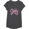 image:imageHello Kitty My Melody Kuromi Girls TShirt SmallDark Heather Grey