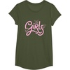 image:imageHello Kitty My Melody Kuromi Girls TShirt SmallOlive Green