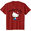 image:imageHello Kitty Retro Logo Tee Shirt TShirtCranberry Red