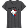 image:imageHello Kitty Retro Logo Tee Shirt TShirtDark Heather Grey