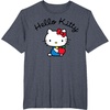 image:imageHello Kitty Retro Logo Tee Shirt TShirtHeather Blue