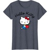 image:imageHello Kitty Retro Logo Tee Shirt TShirtHeather Blue