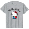 image:imageHello Kitty Retro Logo Tee Shirt TShirtHeather Grey