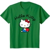 image:imageHello Kitty Retro Logo Tee Shirt TShirtKelly Green