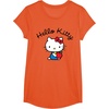 image:imageHello Kitty Retro Logo Tee Shirt TShirtOrange