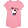 image:imageHello Kitty Retro Logo Tee Shirt TShirtPink