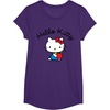 image:imageHello Kitty Retro Logo Tee Shirt TShirtPurple