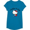 image:imageHello Kitty Retro Logo Tee Shirt TShirtSapphire Blue
